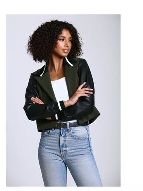 7 for all mankind varsity jacket in new condition.